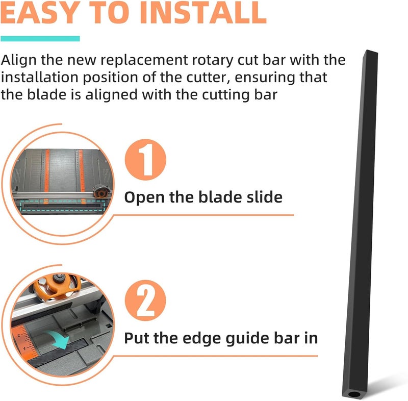 PROSOCOOL 95827097 Rotary Cut Bar Replacement for Fiskars 45mm Desktop Cutting Board Paper Rotary Cutter，Ideal for Libraries，Printing Shops and Offices - Image 4